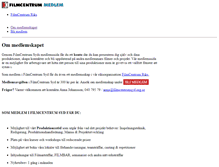 Tablet Screenshot of medlem.filmcentrum.se